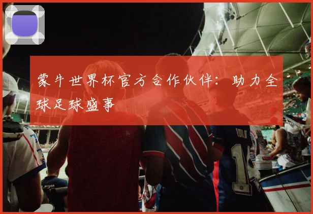 蒙牛世界杯官方合作伙伴：助力全球足球盛事